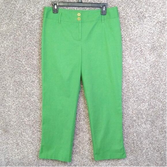 LOFT Green Ankle Pants - Picture 1 of 11